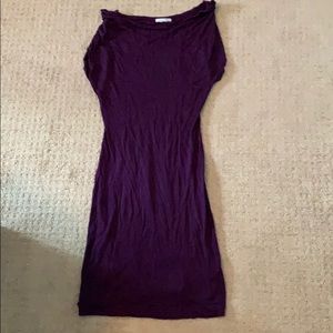 Purple Shortsleeve H&M Dress